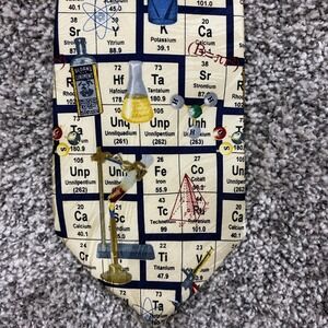 Artifact Museum Silk Tie Chemist Teacher Chemistry Periodic Table Element School